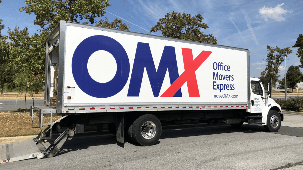 OMX moving truck