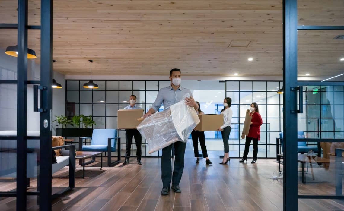 Employees moving offices during COVID